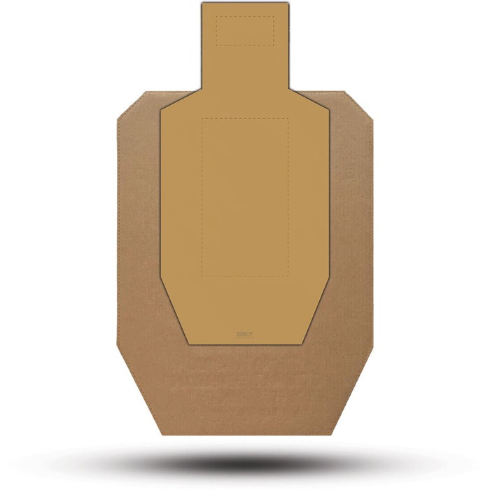 Stky Target Systems Ipsc Alpha & Charlie Reface Outline 25 Pack
