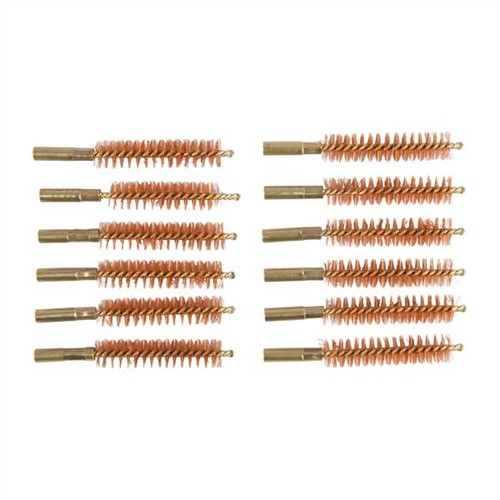 Brownells Special Line Dewey Brush, Bronze, .50 Caliber Rifle, 12 Pack