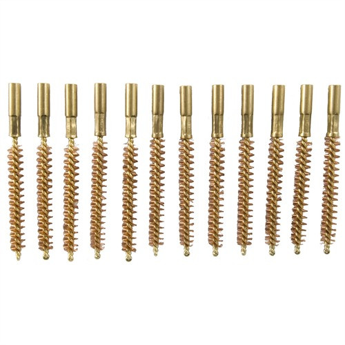Brownells Special Line Dewey Brush, Bronze, .30 Caliber Rifle, 12 Pack