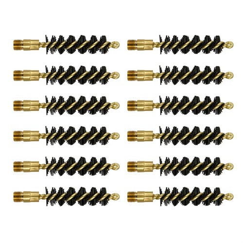 Brownells Heavy Weight Brush, Nylon, .410 Bore Shotgun, 12 Pack