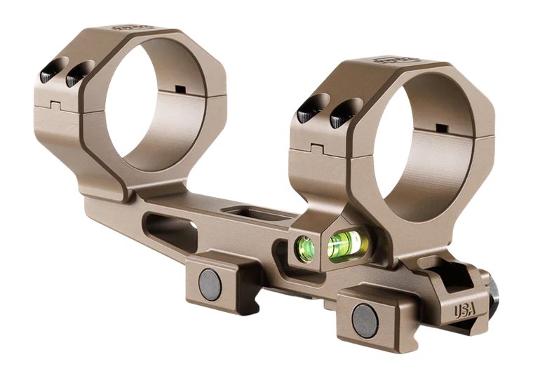 RPM Bravo 35mm Cantilever Mount (1.50'') With Co-Linear Bubble Level FDE
