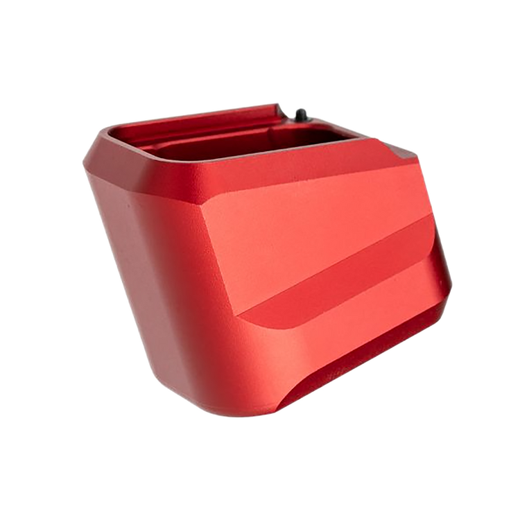 Tyrant CNC TDVP9MAGEXRED Magazine Extension Fits H&K VP9/VP40/VP30 5rd Red Aluminum