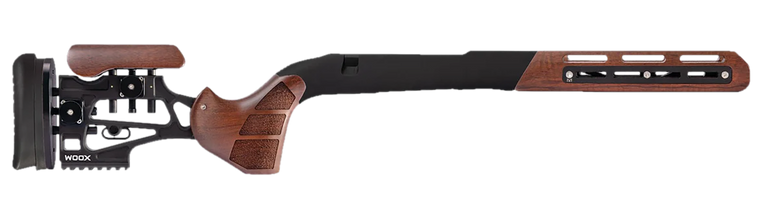 Woox SH.CHS011.04 Furiosa Chassis Walnut Aluminum/Wood Fits Tikka T3/T3x Bolt Action 31" OAL