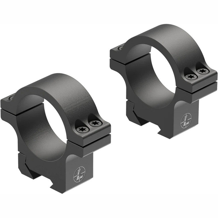 Leupold Open Range Rimfire Cross-Slot Rings 30mm High Black