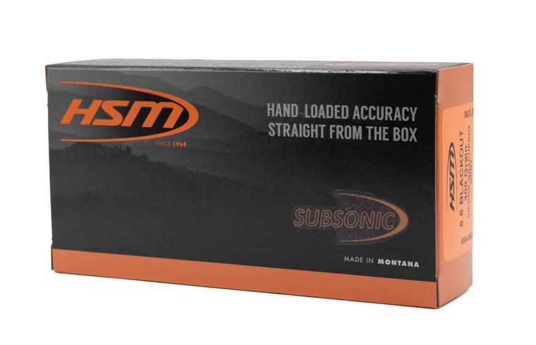 Hsm Ammunition Subsonic 8.6Blk 300Gr Hp Bt 20/25