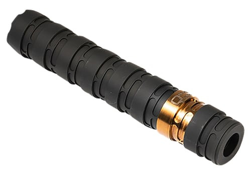 Q LLC SILE9BLACK Erect9r 9mm Luger 1.37" Black Aluminum w/Stainless Steel Baffles 1/2"-28 tpi