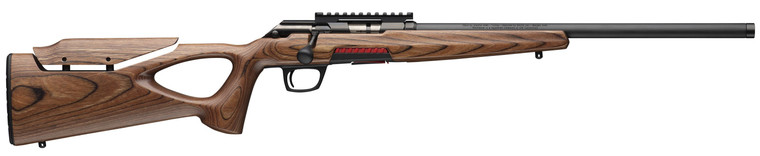 Winchester Repeating Arms 5252281003 Xpert Target 21 Sharp 10+1 18" Matte Black Threaded Bull Barrel, Matte Black Picatinny Rail Steel Receiver, Brown Adj Comb & LOP Thumbhole Laminate Stock