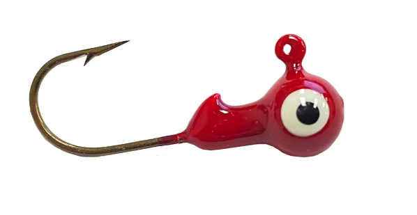 Head Hunter Ball Head Jigs 1/8 Flo Red 10ct