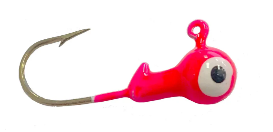 Head Hunter Ball Head Jigs 1/16 Hot Pink 10ct