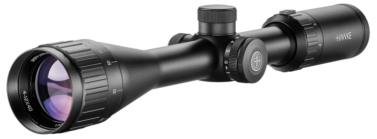 Hawke Sport Optics 14241 Vantage IR Riflescope Black 4-12x40mm 1" Tube Illuminated Red/Green Rimfire 17 HMR Reticle