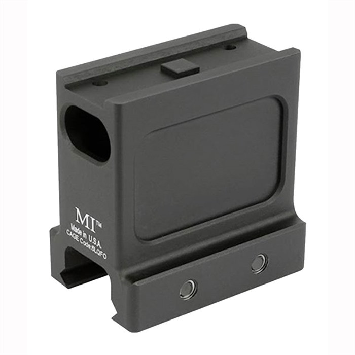 Midwest Industries T1/T2 Red Dot Optic Mount Nv Height Black
