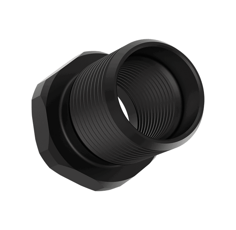 Liberty Precision Machine LPM-2022 Thread Adapter Fits 1/2"x28 to 5/8"x24 Stainless Steel Black
