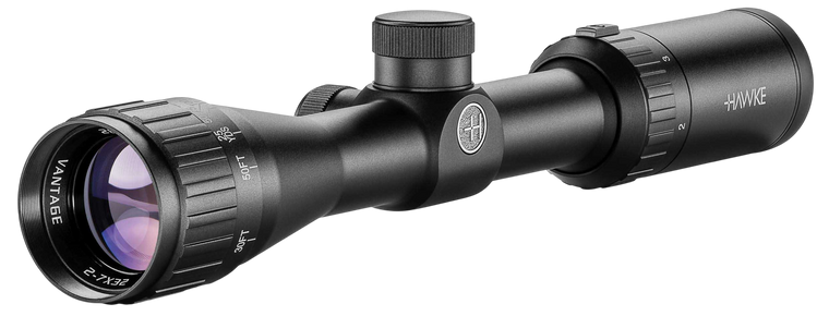 Hawke Sport Optics 14111 Vantage Riflescope Black 2-7x32mm 1" Tube Mil-Dot Reticle