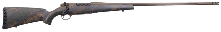 Weatherby Mark V Backcountry 2.0 Rifle 6.5 Creedmoor 4rd Magazine 22" Barrel Synthetic Stock Brown and Green