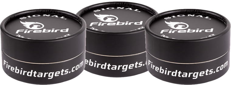 Firebird USA SMO Signal Marker Moving Trajectory/Static Orange Universal Firearm 65mm 3 Pack
