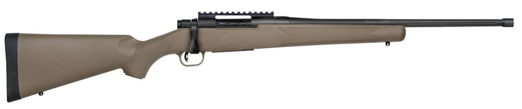 Mossberg 28255 Patriot Predator Full Size 350 Legend 4+1 20" Matte Blued Fluted Threaded Barrel, Matte Blued Picatinny Rail Receiver, Fixed Flat Dark Earth Synthetic Stock