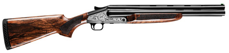 ATI ATIGKOF123B18 3B 12 Gauge 3.50" 3 Shot 18" Black Vent Rib Barrel, Black Receiver, Wood Stock
