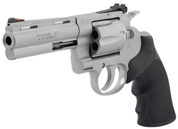 Colt Python 357Mag 4.25 Matte Ss Hogue