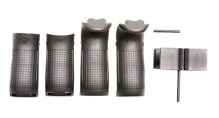 Glock 30821 Backstrap/Beavertail Set Black Polymer