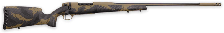 Weatherby MAX01N7MMBR2B Mark V Apex 7mm BC 3+1 20" Coyote Tan/Graphite Black Cerakote Coyote Tan Cerakote Tan/Brown Sponge Accents Carbon Fiber Stock
