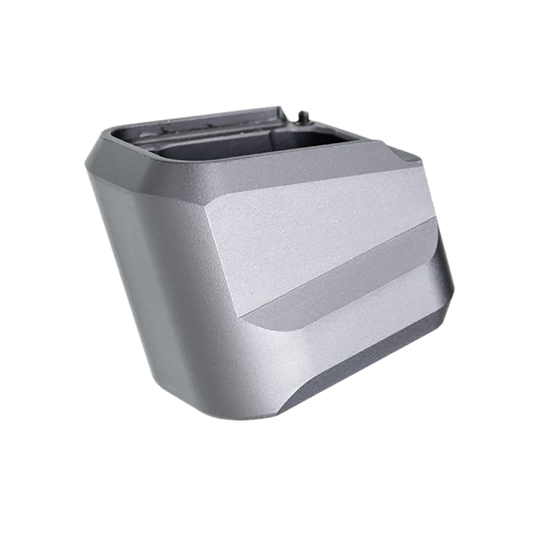 Tyrant CNC TDVP9MAGEXGREY Magazine Extension Fits H&K VP9/VP40/VP30 5rd Grey Aluminum