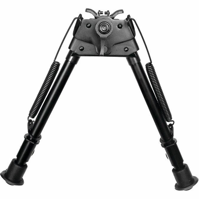 TacShield Heavy Duty Bi-pod Pivot Adjustable 9"-13" Matte Black