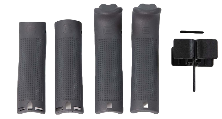 Glock 39709 Backstrap/Beavertail Set Gray Polymer