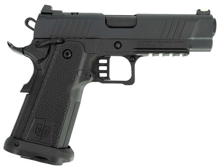 MAC 12500014 9 DS 9mm Luger 17+1 4.25" Black QPQ Bull Barrel, QPQ Tenifer Cerakote Optic Cut/Serrated Steel Slide, QPQ Tenifer Cerakote Steel Frame w/Accessory Rail & Beavertail, RMR Footprint