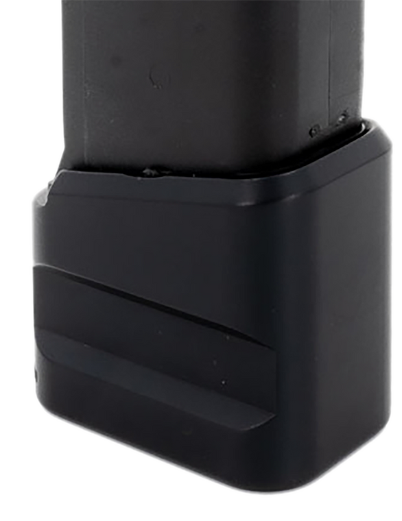 Cross Armory CRG+5MEG17BK Magazine Extension Fits Glock 17 Gen 1-5 5rd Black Aluminum
