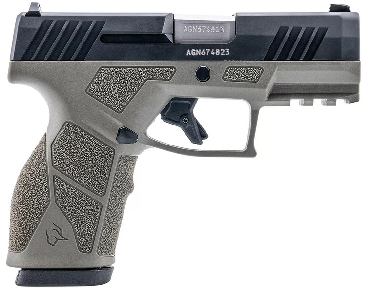 Taurus 1-GX2931O-10 GX2 9mm Luger 10+1 3.37" Matte Stainless Steel Barrel, Matte Black Serrated Stainless Steel Slide, OD Green Polymer Frame w/Picatinny Rail, Polymer Grip