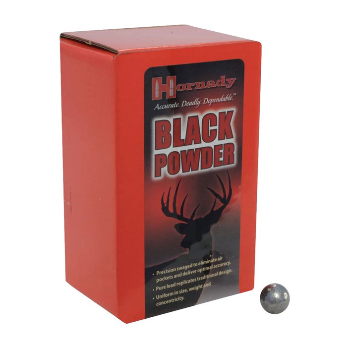 Hornady Muzzleloader Lead Round Balls 54 cal .520" 100/ct