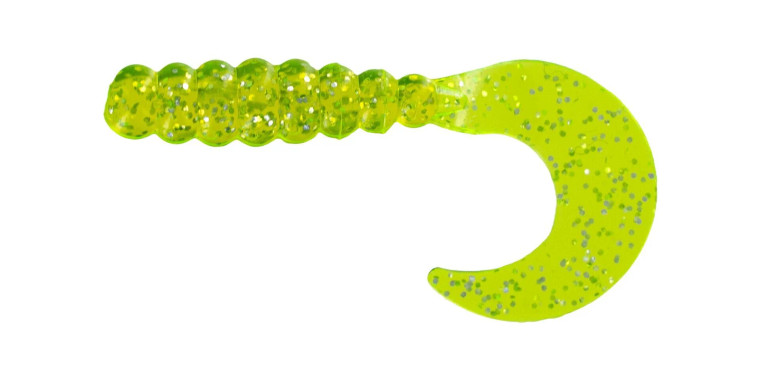 Big Bite Fat Grub 2in 100ct Chartreuse Shiner