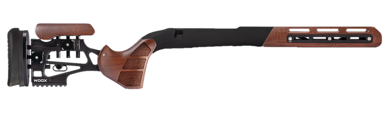 Woox SH.CHS011.17 Furiosa Chassis Walnut Aluminum/Wood Fits Tikka T3/T3X CTR Bolt Action 31" OAL