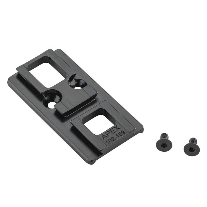 Apex Tactical Specialties Acro & Mps Optic Mount For Glock Mos Pistols Black