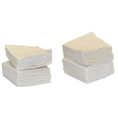 Brownells Mil-Spec Cotton Patches, 1.25'' Square, .22 Cal, 1,000 Pack