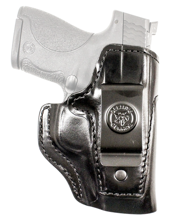 DeSantis Gunhide 127BA2WZ0 Inside Heat IWB Black Leather Fits Springfield Hellcat Pro Right Hand