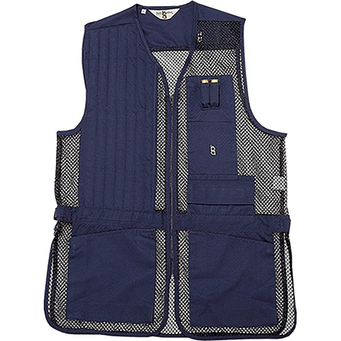 Bob Allen Full Mesh Shooting Vest Navy Rh L