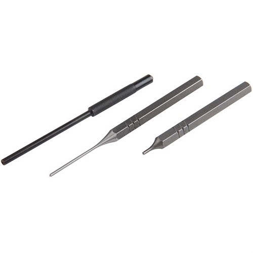 Brownells Gas Block Roll Pin Punch Kit, 3 Piece