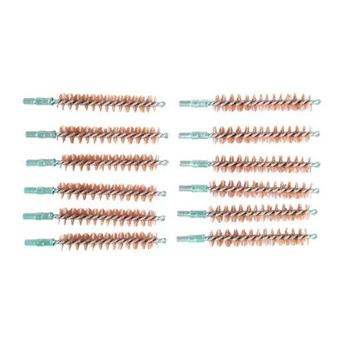 Brownells Chamber Brush, Bronze, 9mm/.38 Special/.357 Mag, 12 Pack