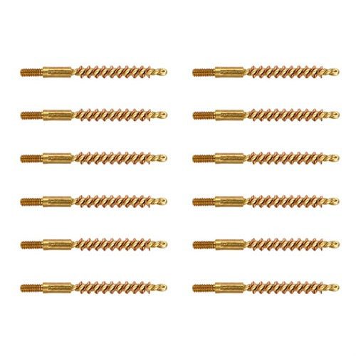 Brownells Standard Line Bronze Pistol Brush 17 Caliber 12 Pack