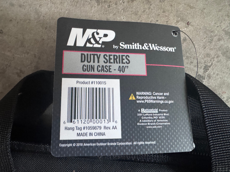M&P Accessories 110015 Duty Series Medium Case Black Nylon Foam Padding DEMO/USED
