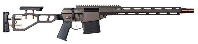 Q LLC FIX8616INRIFLEBLK The Fix 8.6 Blackout 10+1 16" Tapered Threaded Barrel, Gray, Fully Adj. Folding Stock, Magpul K Grip, 15" Q-Sert Handgaurd, AR-10/SR-25 Mag, Cherry Bomb Brake, Ambi Controls