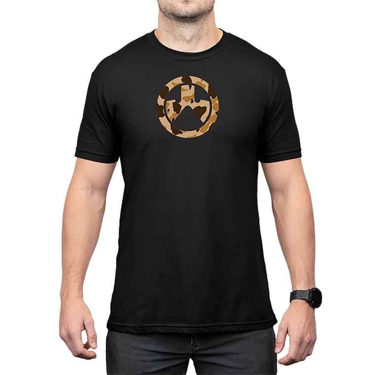 Magpul MAG1527-001-M Raider Camo Icon CVC Black Cotton/Polyester Short Sleeve Medium