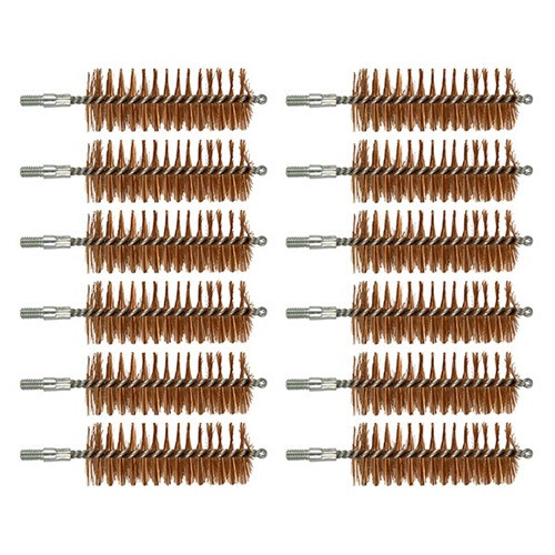 Brownells Chamber Brush, Bronze, 12 Gauge, 8-32 Thread, 12 Pack