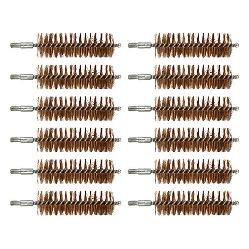 Brownells Chamber Brush, Bronze, 20 Gauge, 8-32 Thread, 12 Pack