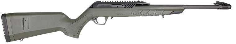 Derya TM22.STAN.ODG.18 TM22 Standard Full Size 22 LR 10+1 18" Black Target Barrel OD Green Adjustable Polymer Stock