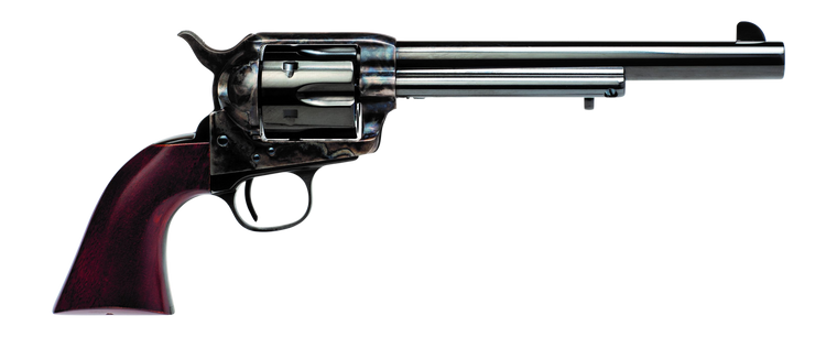 Cimarron PP514M00HN9K U.S. Calvary Buffalo Soldier 45 Long Colt 6 Shot 7.50" Blued Barrel & Cylinder Color Case Hardened Steel