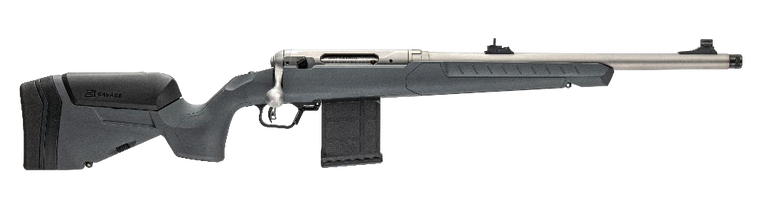 Savage 110 Ridge Hunter Rifle 308 Win 10rd Capacity 18" Threaded Barrel Flat Dark Gray Stock