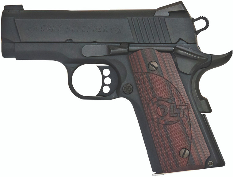 Colt Defender 9Mm 3 Blue G10 Blk Cherry 8Rd