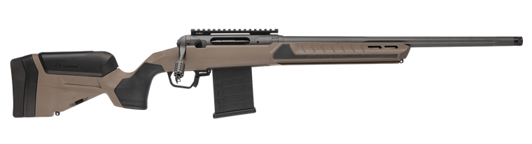 Savage 32666 110 Core Tactical 5.56 NATO 10+1 18" Medium Heavy Fluted Barrel Arca Rail Forend Coyote Tan AccuStock w/AccuFit V2